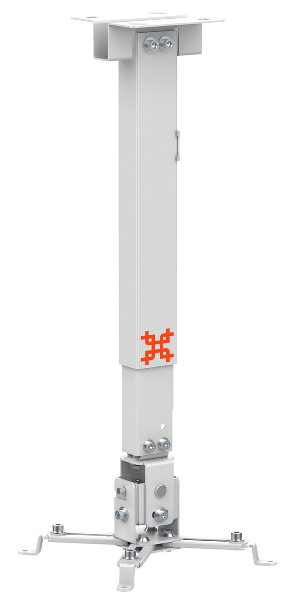 Изображение товара Кронштейн для проектора UniTeki PM2102W белый наклонно-поворотный настенный потолочный