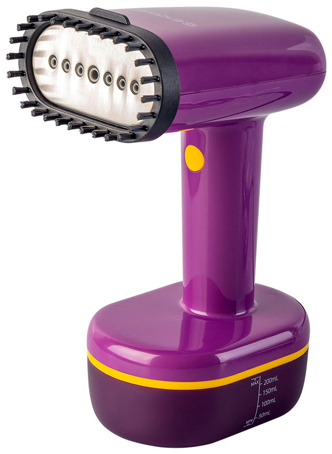 Изображение товара Отпариватель для одежды Endever Odyssey Q-458, цвет фиолетовый/желтый