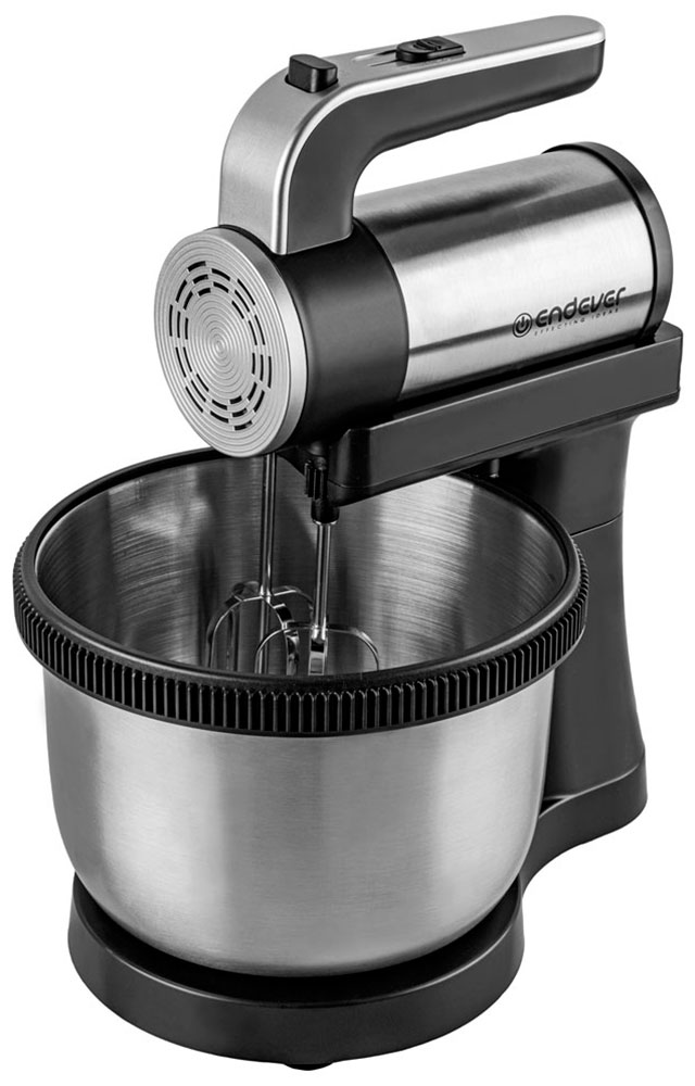 Изображение товара Миксер Endever Sigma-12, c чашей, черный/стальной