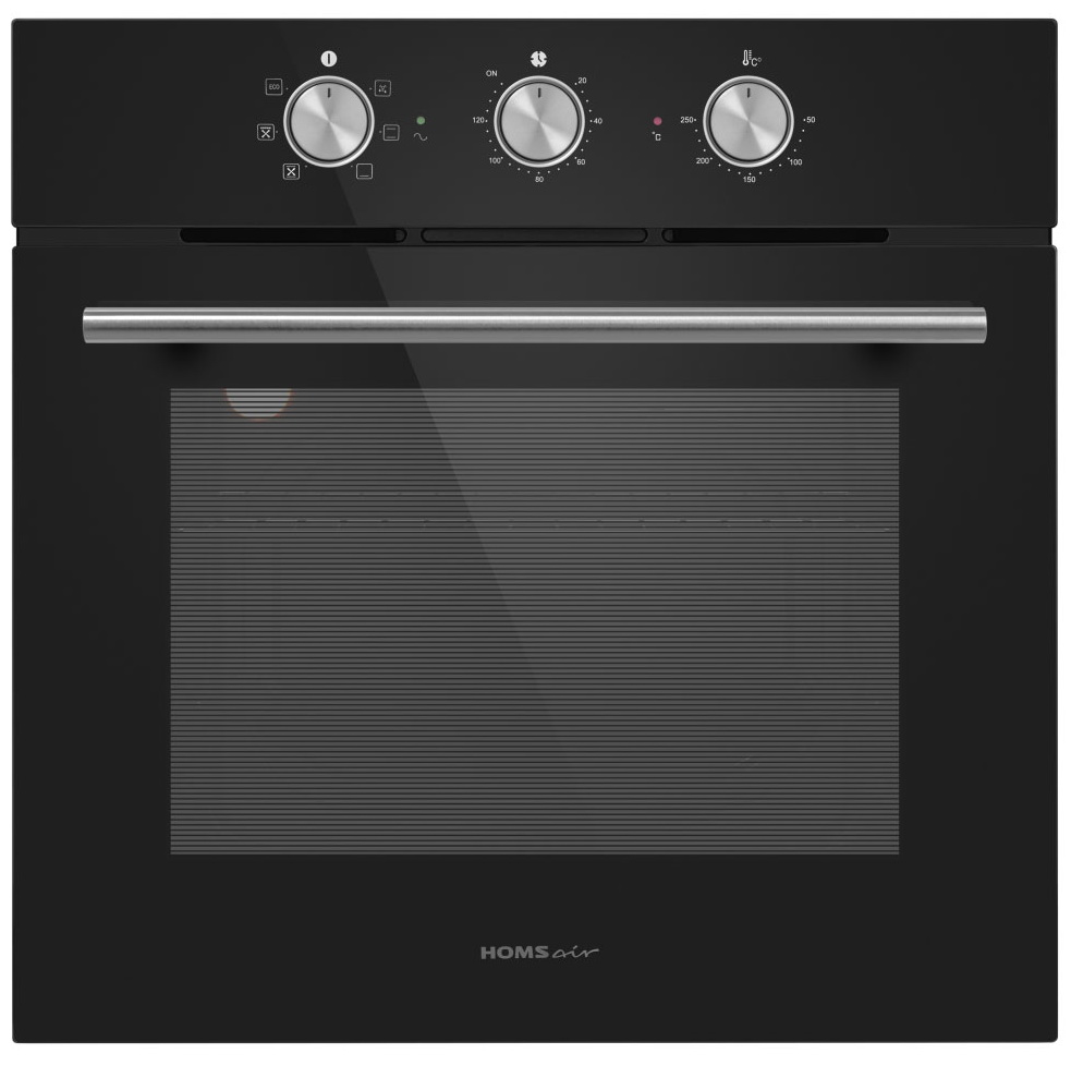 

Электрический духовой шкаф Homsair OEF606BK, Черный