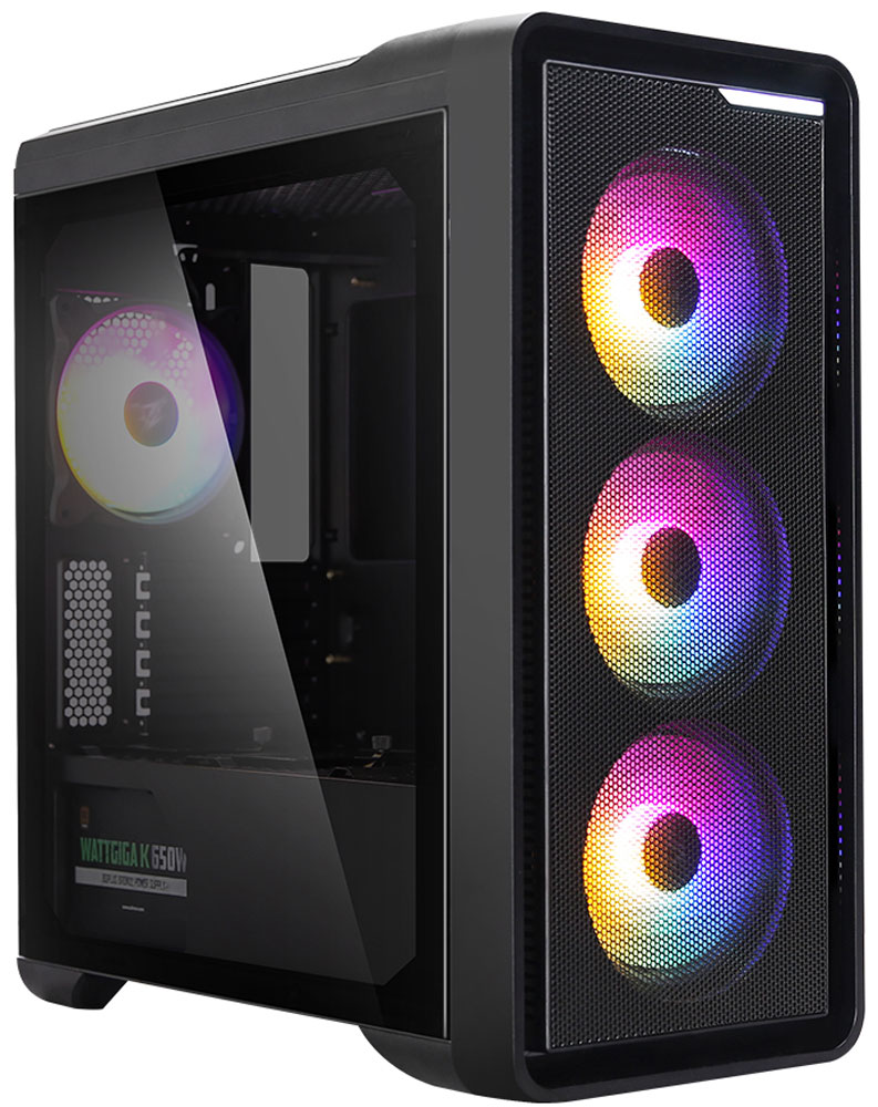 Изображение товара Компьютерный корпус Zalman M3 PLUS RGB Black для mATX mini-ITX материнских плат