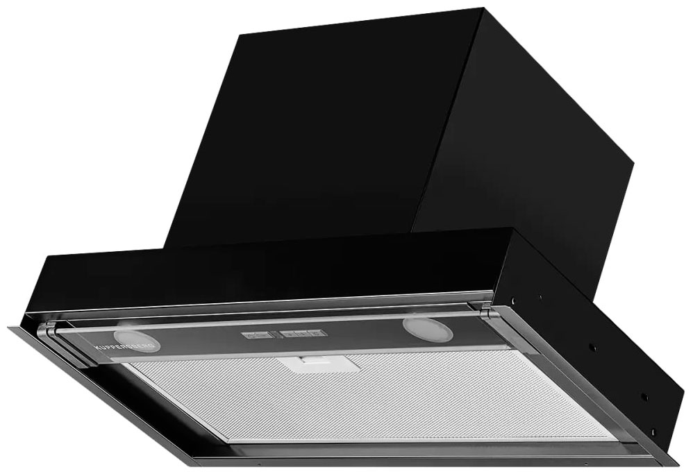 Изображение товара Вытяжка Kuppersberg NANCY S 60 Black с мощностью 1600 м3/час и LED освещением