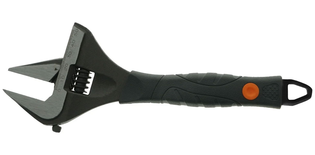 Изображение товара Ключ разводной Hanskonner HK1045-11-250 250 мм Тонкие губки сталь Тайвань