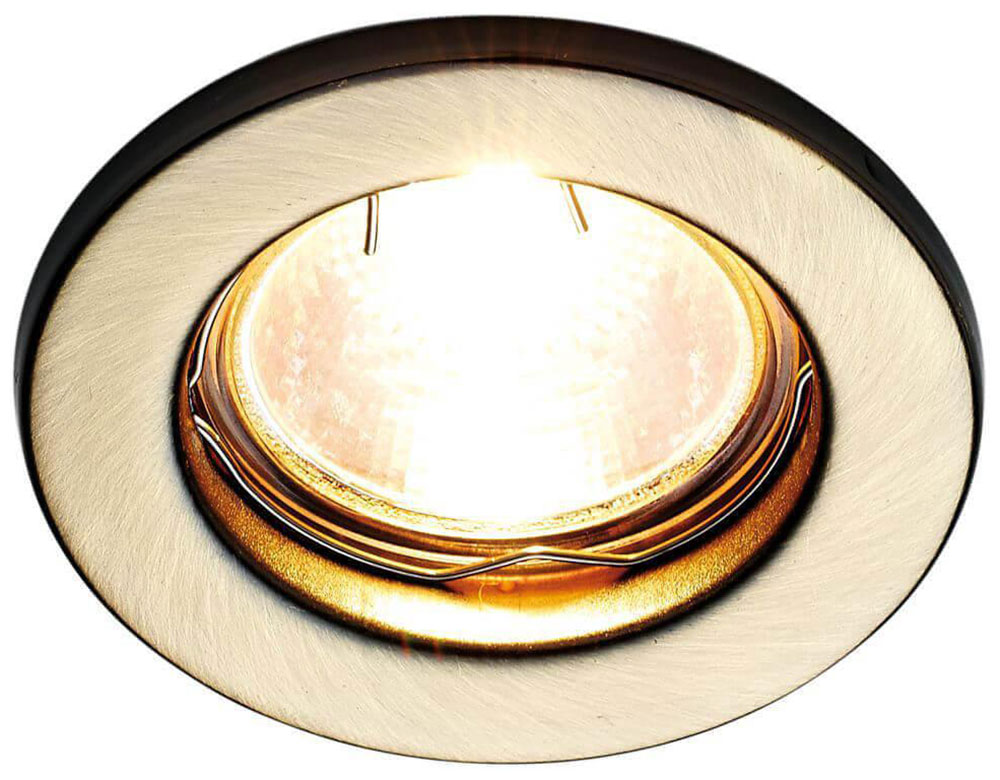 Изображение товара Встраиваемый светильник Ambrella Light Classic FT9210 SB современный стиль 1 лампа 10 Вт бронза