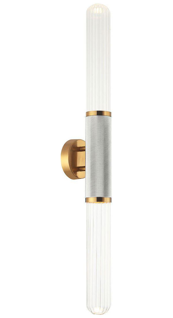 Изображение товара Бра Lussole Loft LSP-8486 современное освещение стиль модерн хром бронза стекло