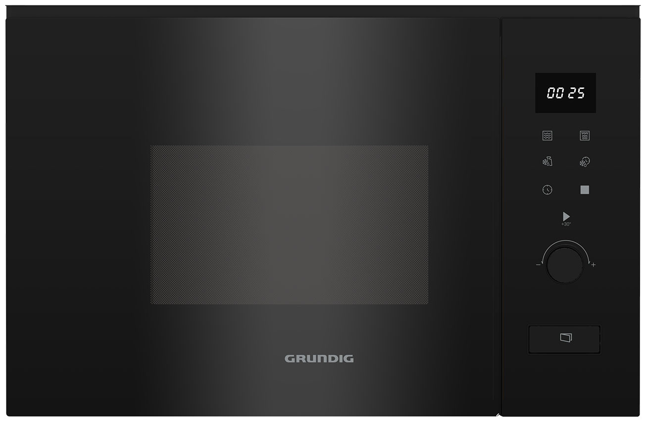 Изображение товара Встраиваемая микроволновая печь Grundig GMI 12312 B с грилем 25 л черная
