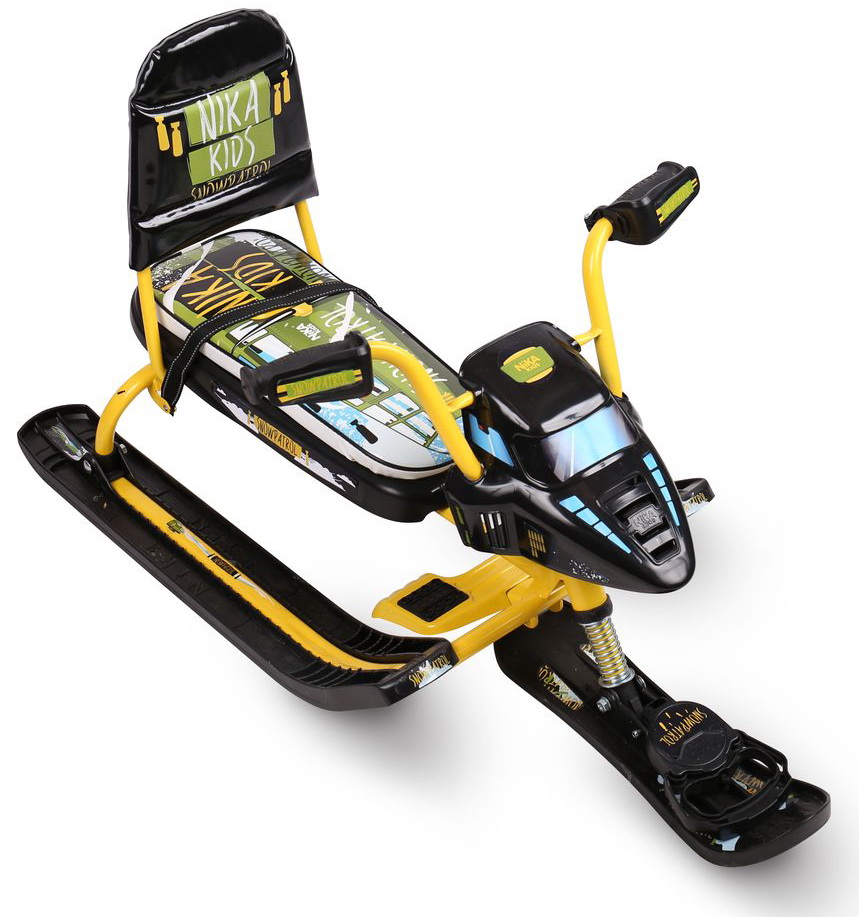 Изображение товара Снегокат Ника Snowpatrol СНД2 - надежный зимний транспорт для детей от 4 до 12 лет