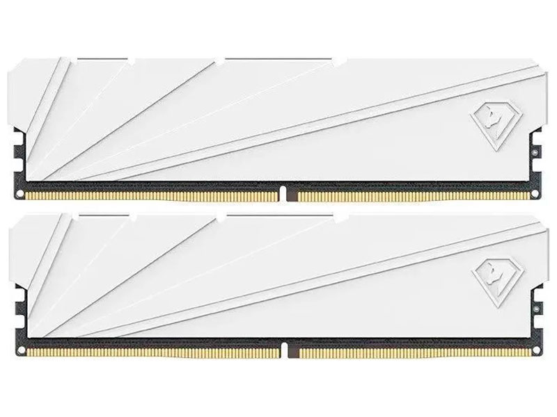 Изображение товара Оперативная память Netac DDR4 16Gb (2x8Gb) 3200MHz Shadow S White (NTSSD4P32DP-16W)