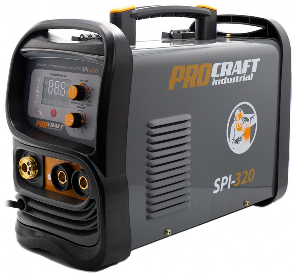 Изображение товара Сварочный полуавтомат инверторный Procraft SPI-320, 5.3 кВт, 20-320 А, MIG/MAGMMA