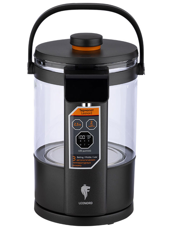 Изображение товара Термопот Leonord LE-1539, серый, 2.5 л, 1500 Вт (108313)