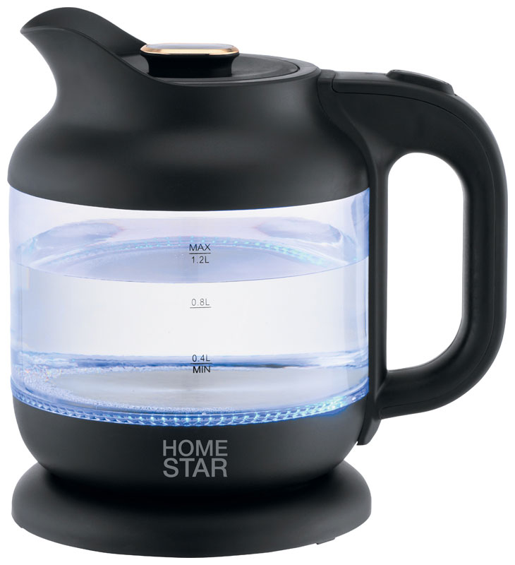 Чайник электрический Homestar HS-1056 (1.2 л), черный (107840) Чайник электрический Homestar HS-1056 (1.2 л), черный (107840)