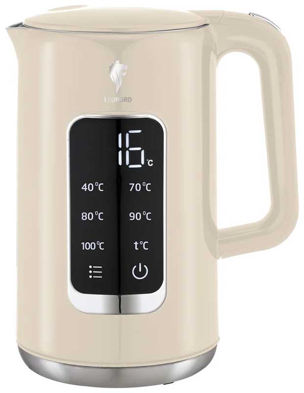 Изображение товара Чайник электрический Leonord LE-1533, 1.7 л, бежевый (107826)