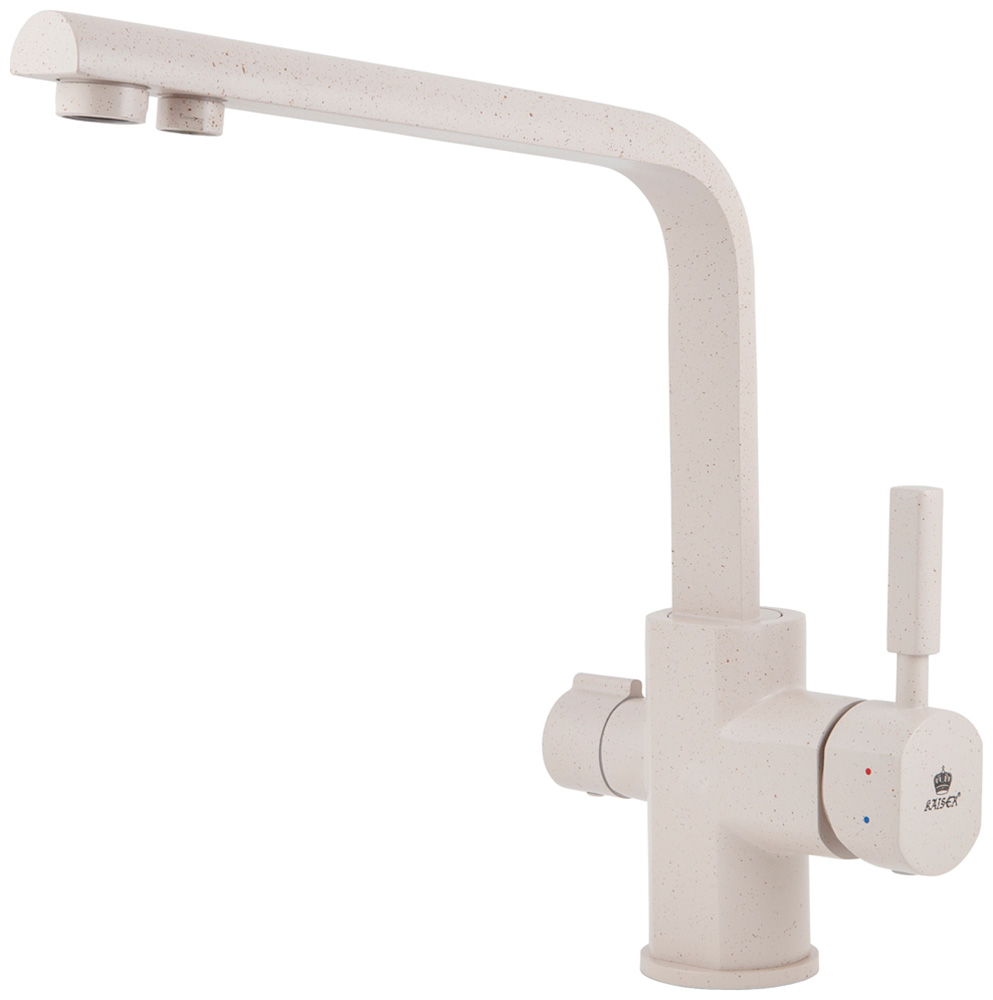 Изображение товара Смеситель кухонный Kaiser Decor 40144-8 песочный однорычажный с фильтром