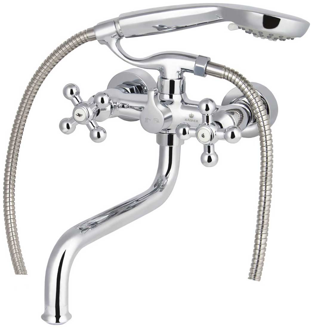 Изображение товара Смеситель для ванной комнаты Kaiser Carlson Lux, Хромированный (11255)