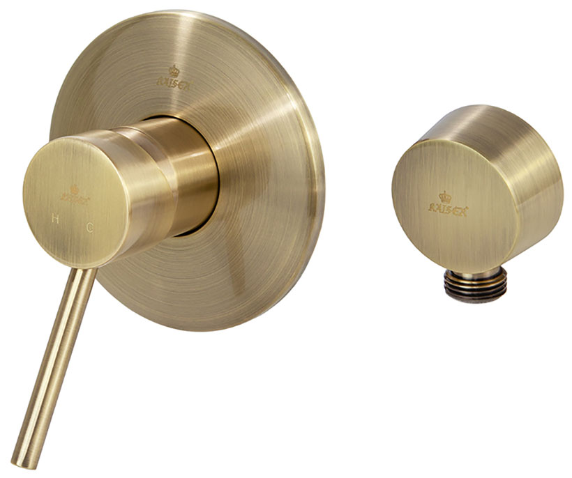 Изображение товара Смеситель для ванной комнаты Kaiser Merkur, бронзовый (26017-1)