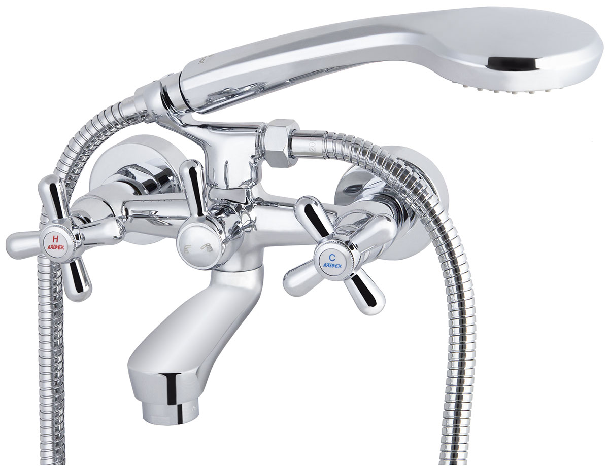 Изображение товара Смеситель для ванны с душем Kaiser Carlson, хромированный (11044)