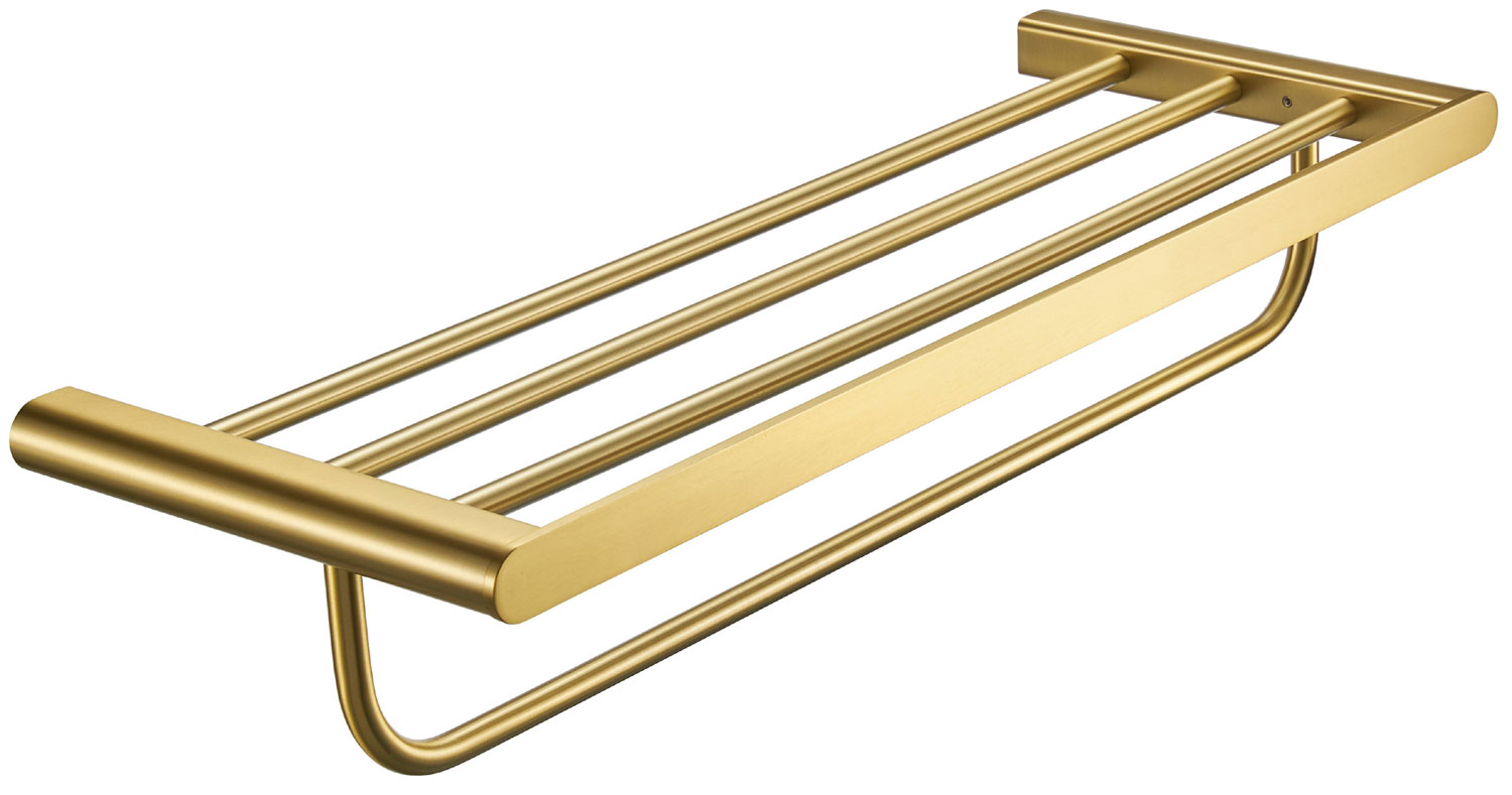 Изображение товара Полка для полотенец Milacio Ultra (MCU.965.GD), настенная, золото