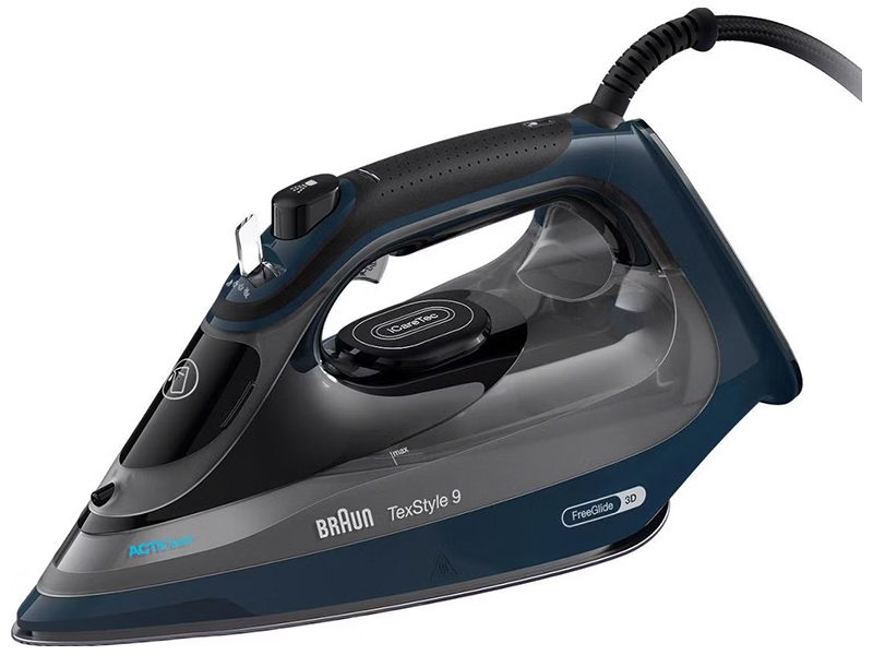 Изображение товара Утюг Braun SI9682DB мощный с системой антикапель, 60 г/мин пар, автоматическое отключение