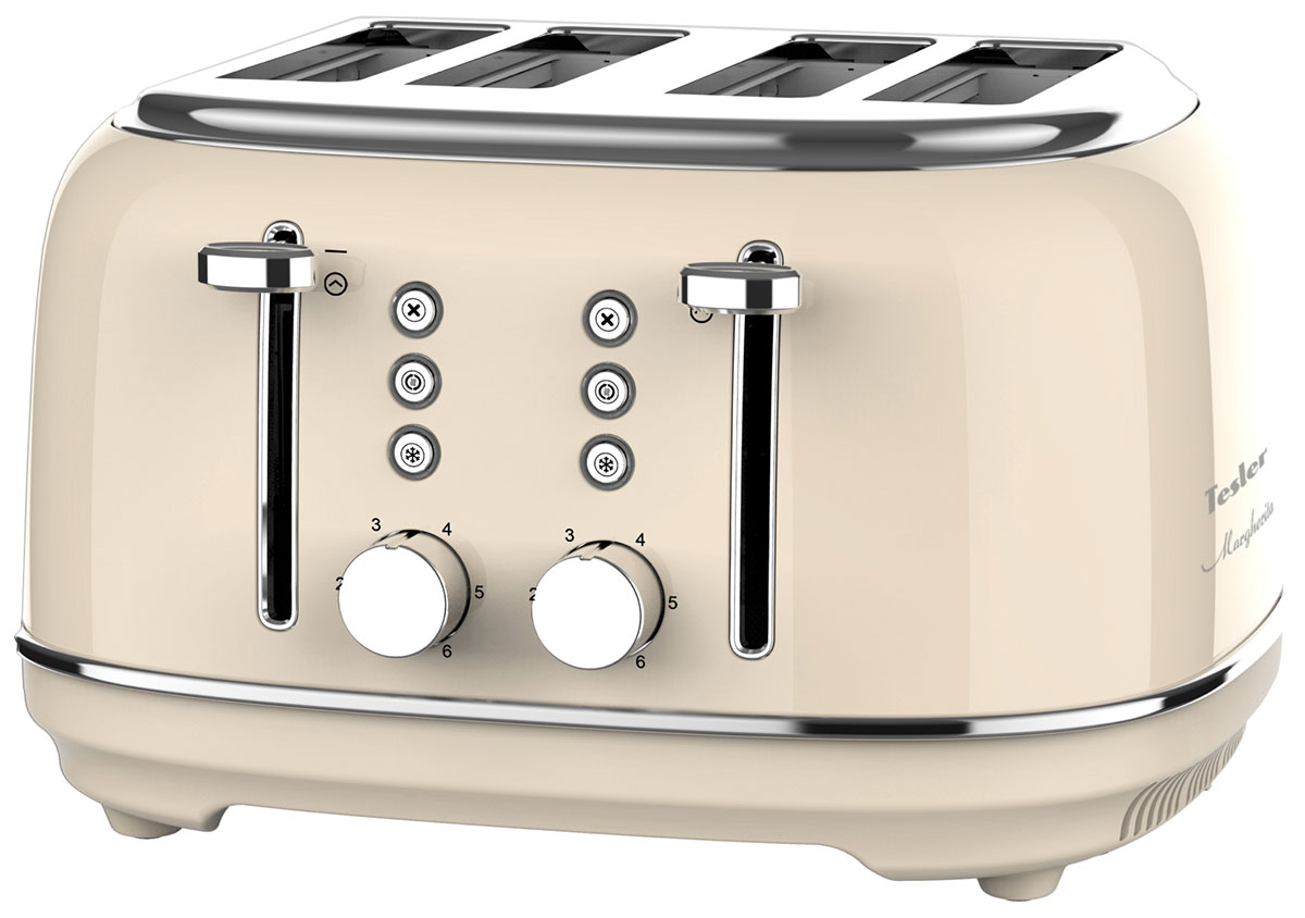 

Тостер Tesler TT-455 BEIGE, Бежевый