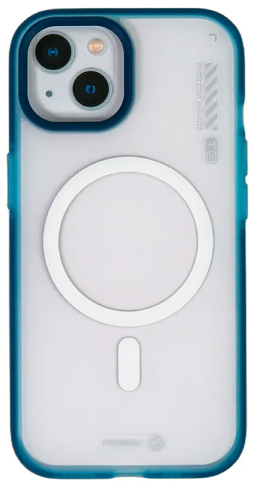 Изображение товара Чехол с магнитным покрытием Type Gorilla Dual Color iPhone15, Dark Blue (BL-T46-iP15-DC-DBL)