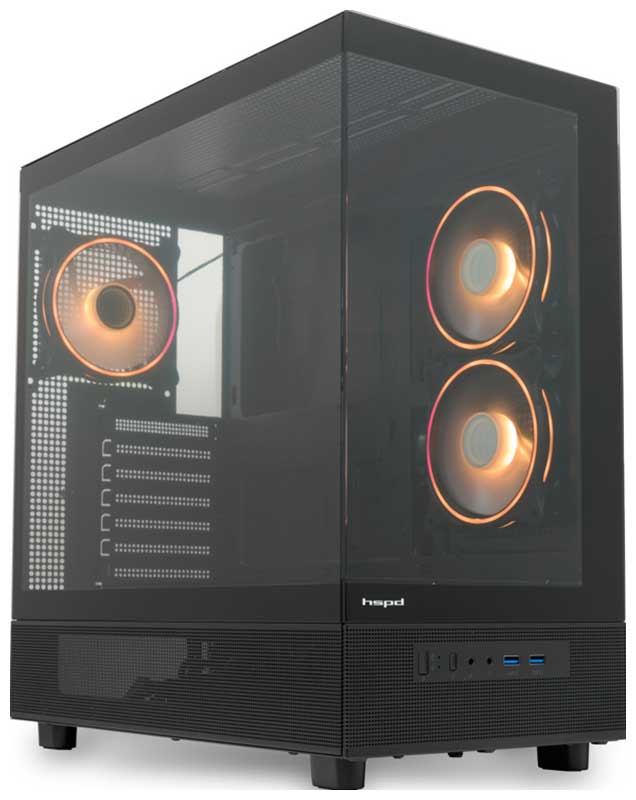 Изображение товара Компьютерный корпус HSPD F710 (F710-TGBK-ARGB)