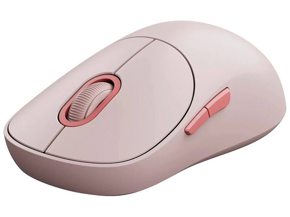 Изображение товара Беспроводная мышь Xiaomi Wireless Mouse 3 розовая Bluetooth USB оптическая для правой руки Изображение товара Беспроводная мышь Xiaomi Wireless Mouse 3 розовая Bluetooth USB оптическая для правой руки