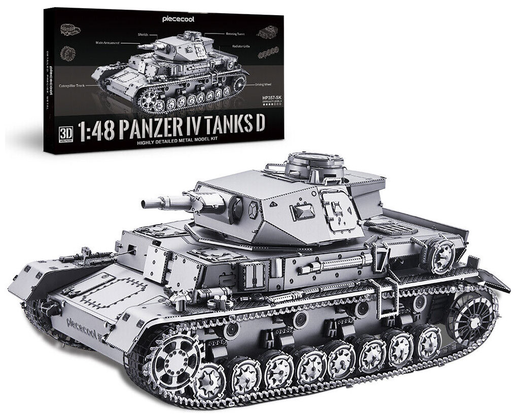 Изображение товара Конструктор 3D из металла Piececool Panzer IV Tanks (HP357-SK)