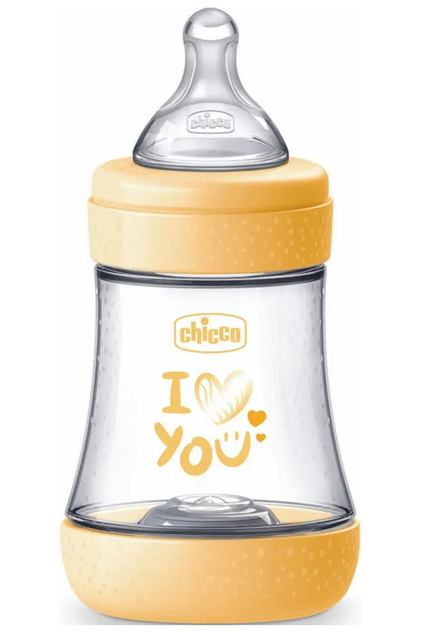 Изображение товара Бутылочка Chicco пластмассовая, P5 NEW UNI, 150 мл, с/с, медленный поток