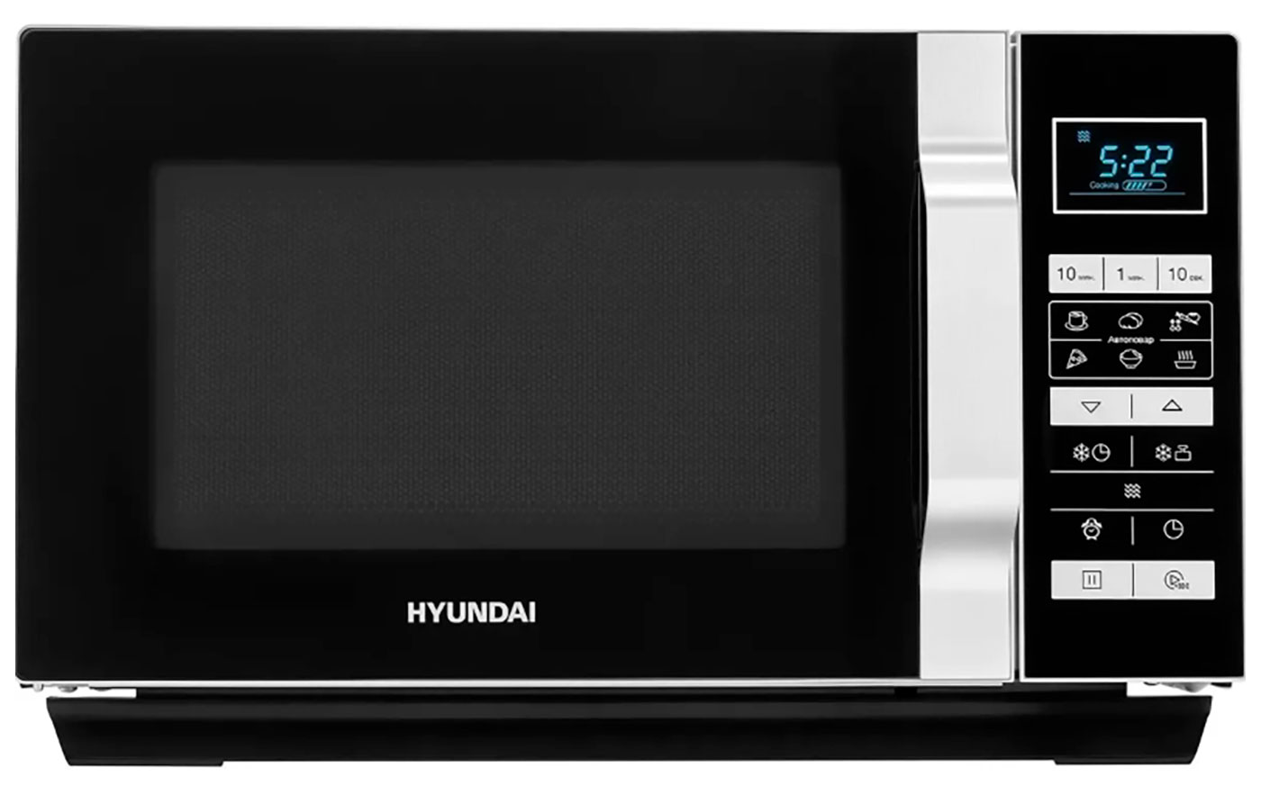 Изображение товара Микроволновая печь Hyundai HYM-D3044 23л 700Вт черный серебристый