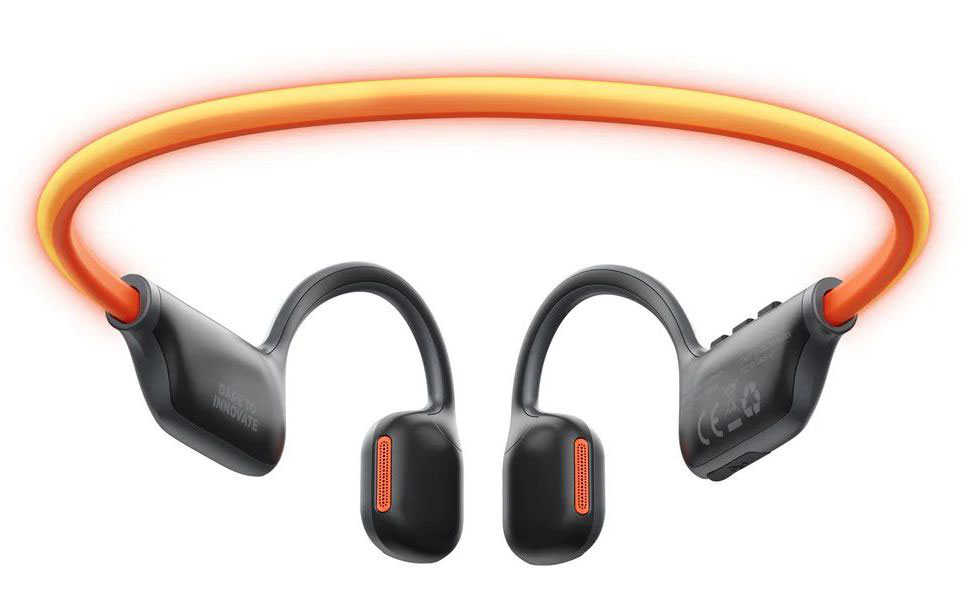 Изображение товара Спортивные беспроводные наушники с MP3 плеером и светодиодным маячком Hakii LIGHT Black