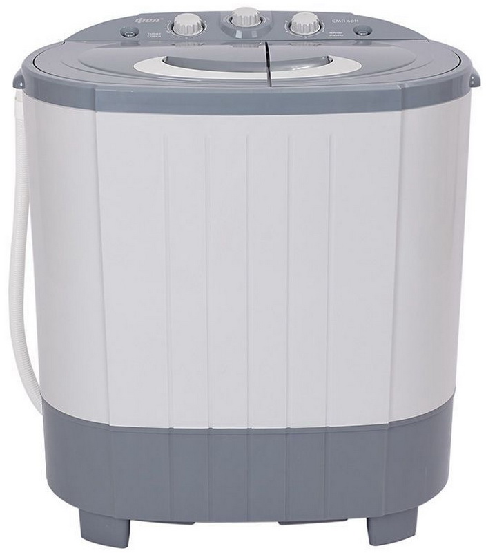 Изображение товара Активаторная стиральная машина Фея СМП 60 Н серый компактная для дома