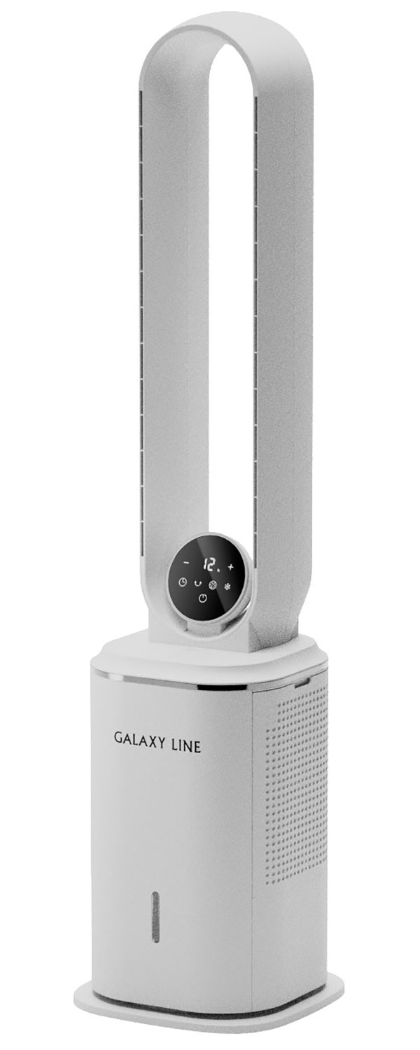 Изображение товара Напольный вентилятор Galaxy Line GL8114 с увлажнением и ионизацией белый