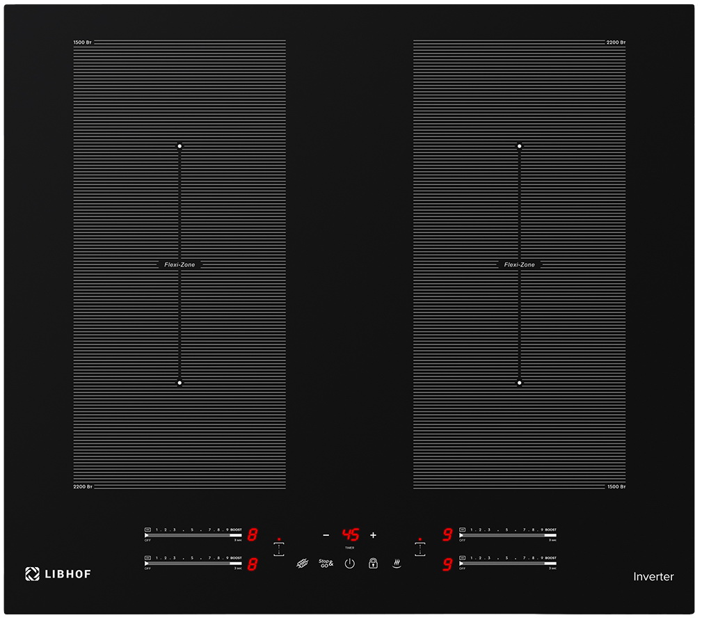 

Электрическая варочная панель Libhof CC-604I, Черный