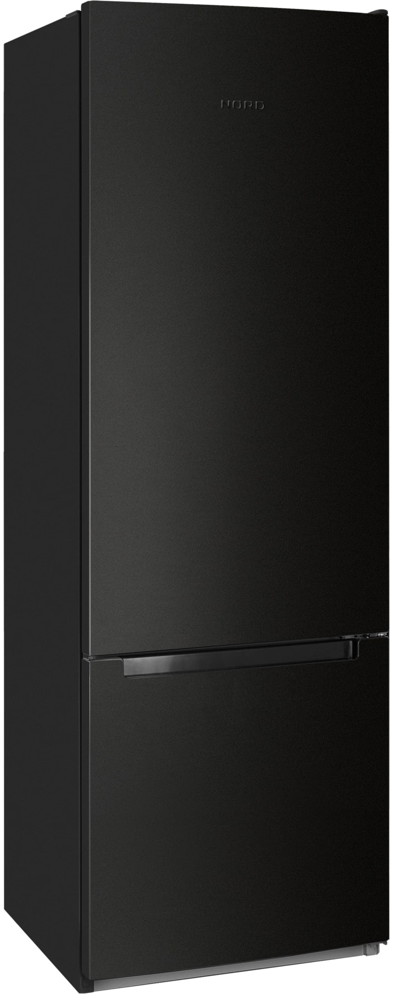 Изображение товара Двухкамерный холодильник Nord NRB 124 B 308 л черный матовый экономичный стильный