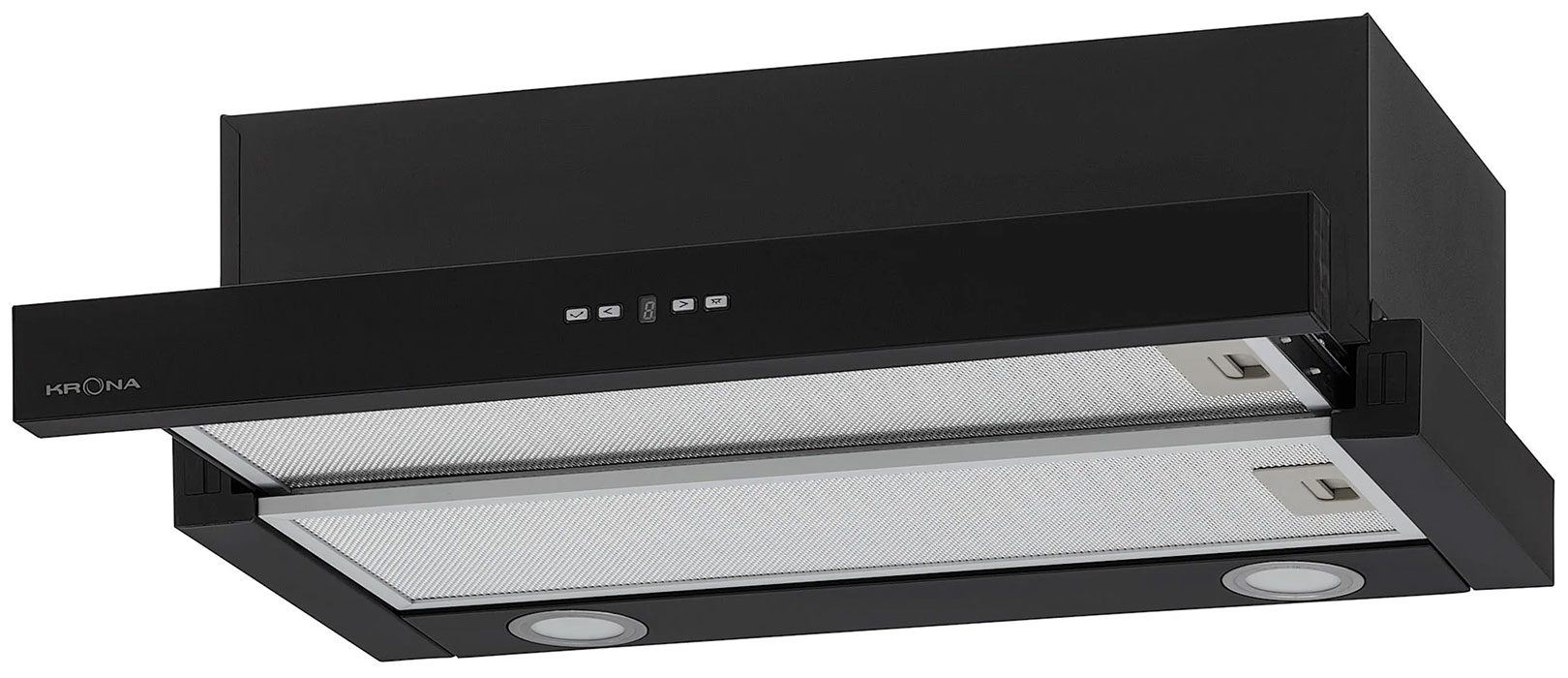 Изображение товара Вытяжка Krona KAMILLA TK 600 BLACK 950 м3/ч электронное управление