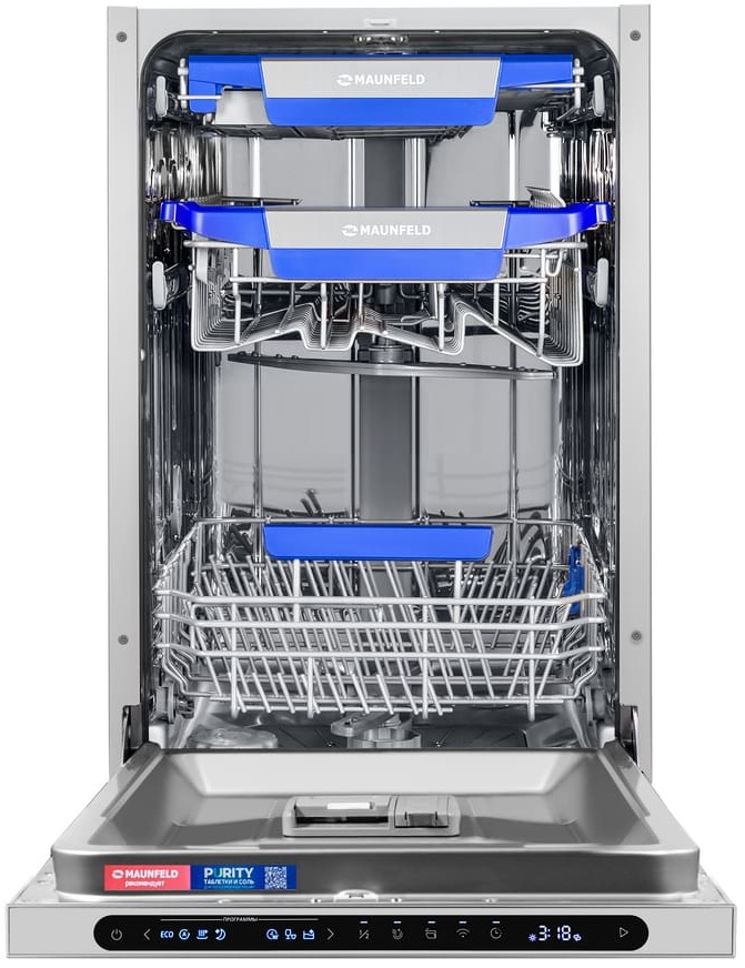 

Встраиваемая посудомоечная машина Maunfeld MLP45331T Light Beam Wi-Fi