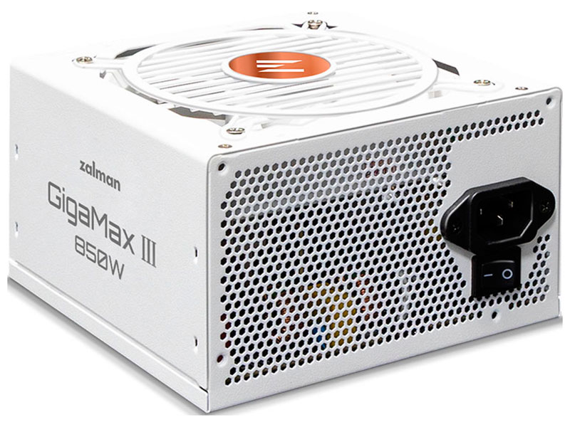 

Блок питания Zalman GigaMax III 850W Bronze (ZM850-GV3 WH), Белый