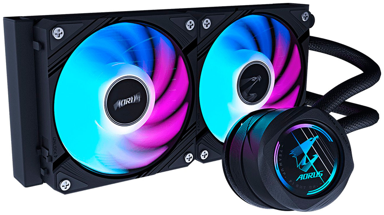 Изображение товара СЖО для процессоров Gigabyte GP-AORUS WATERFORCE II 240