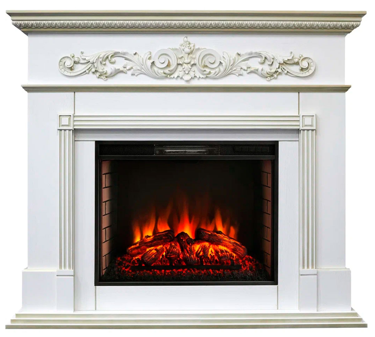 

Каминокомплект Realflame BEETHOVEN 25.5/26 WT-519G + EPSILON 26 SIR, Белый дуб