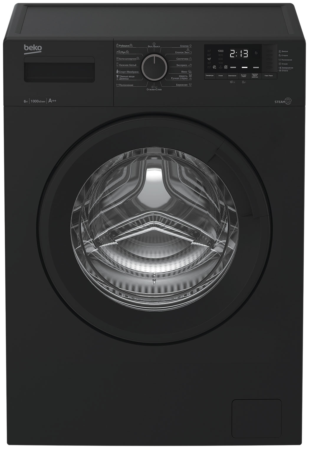 

Стиральная машина Beko WSRE6512ZAA BY, антрацит