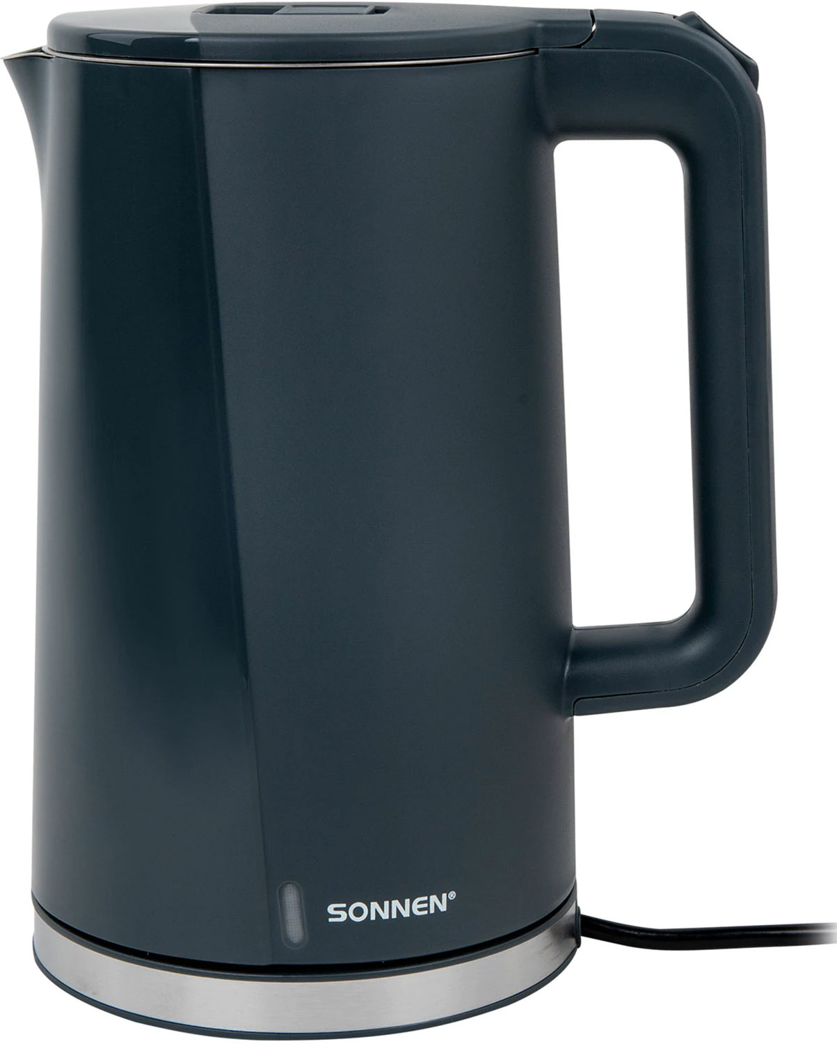 

Чайник с двойными стенками Sonnen KT-8718B, 1.7 л, 2200 Вт, графитовый