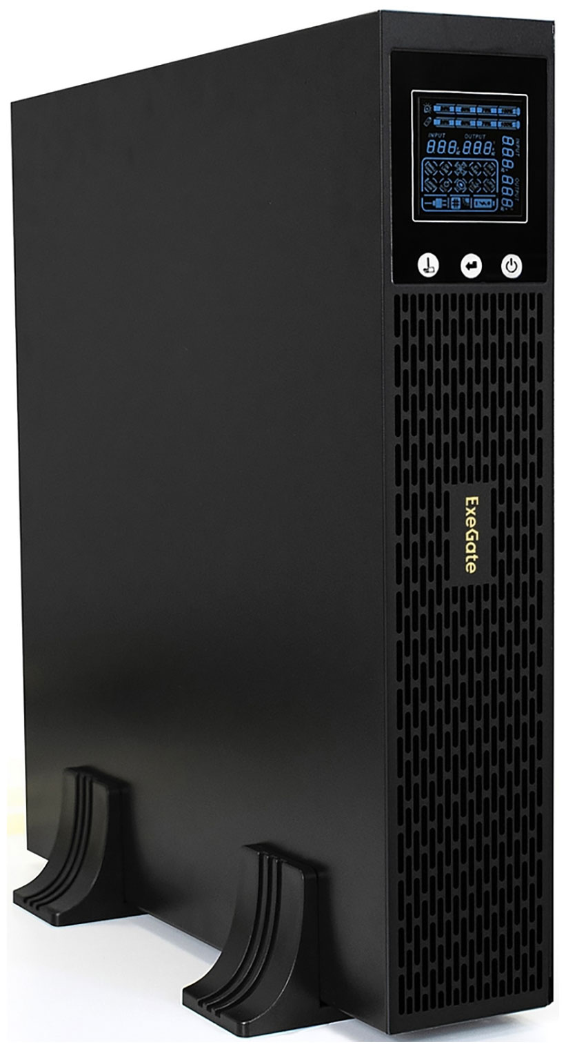 

Источник бесперебойного питания ExeGate SinePower UHB-3000.LCD.AVR.C13.RJ.USB.2U, Черный