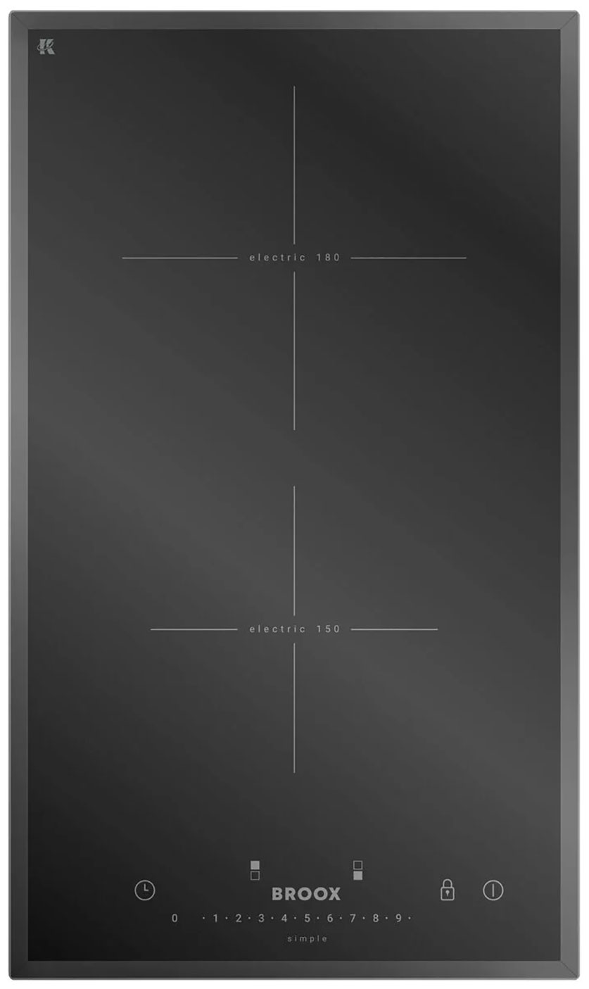 

Электрическая варочная панель Broox ПЭВ 25 С черная simple, Черный