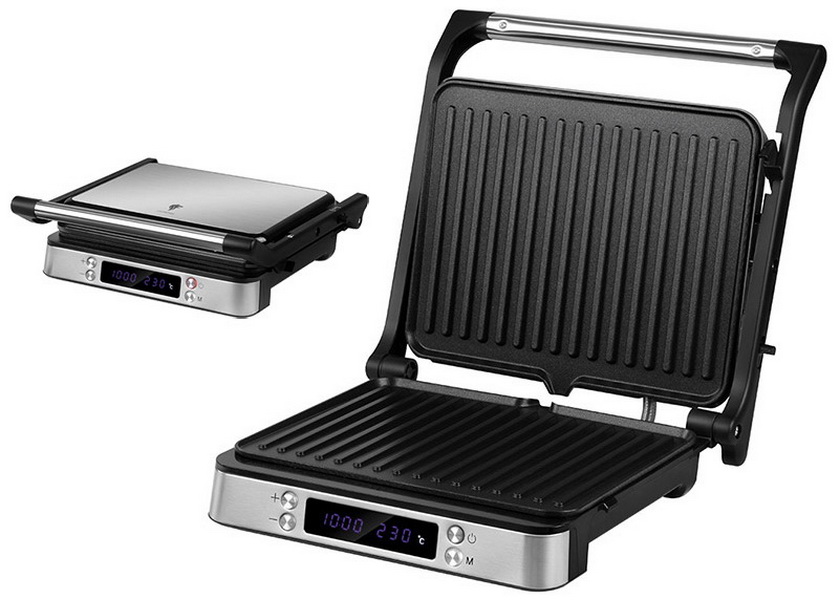 Изображение товара Электрогриль Leonord LE-17701E мощность 2100 Вт антипригарное покрытие дисплей