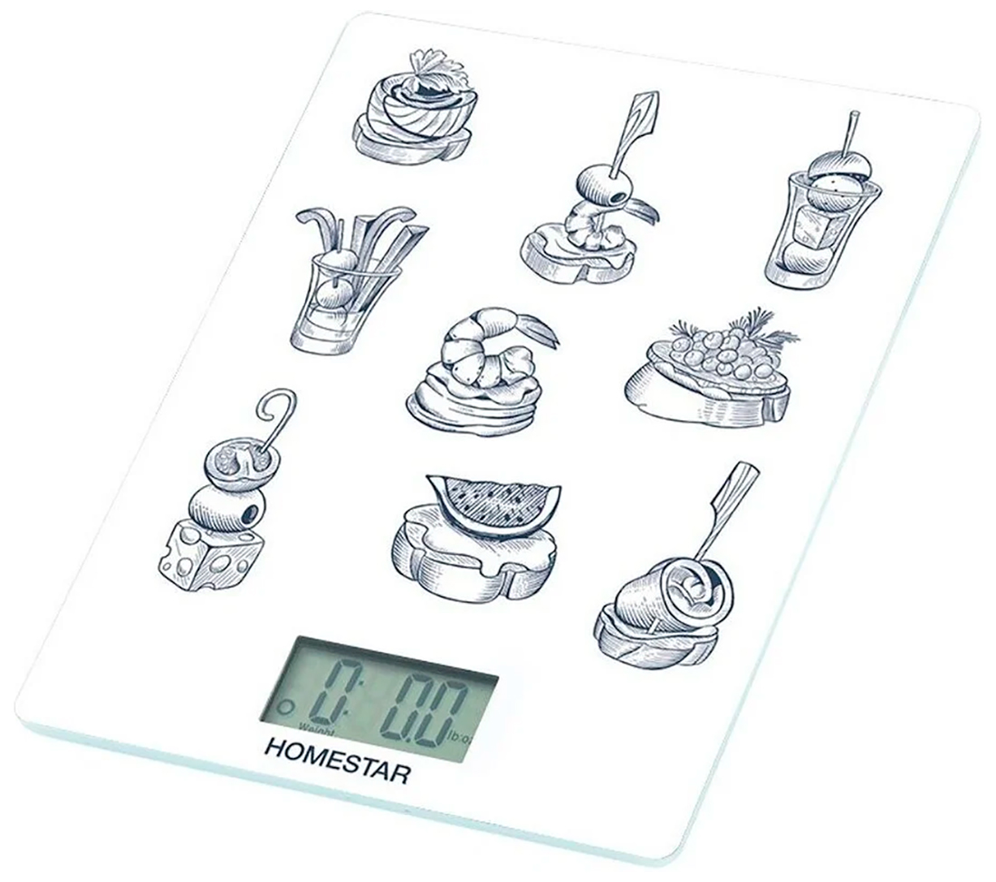 Изображение товара Кухонные электронные весы Homestar HS-3015А 7 кг стильные и точные