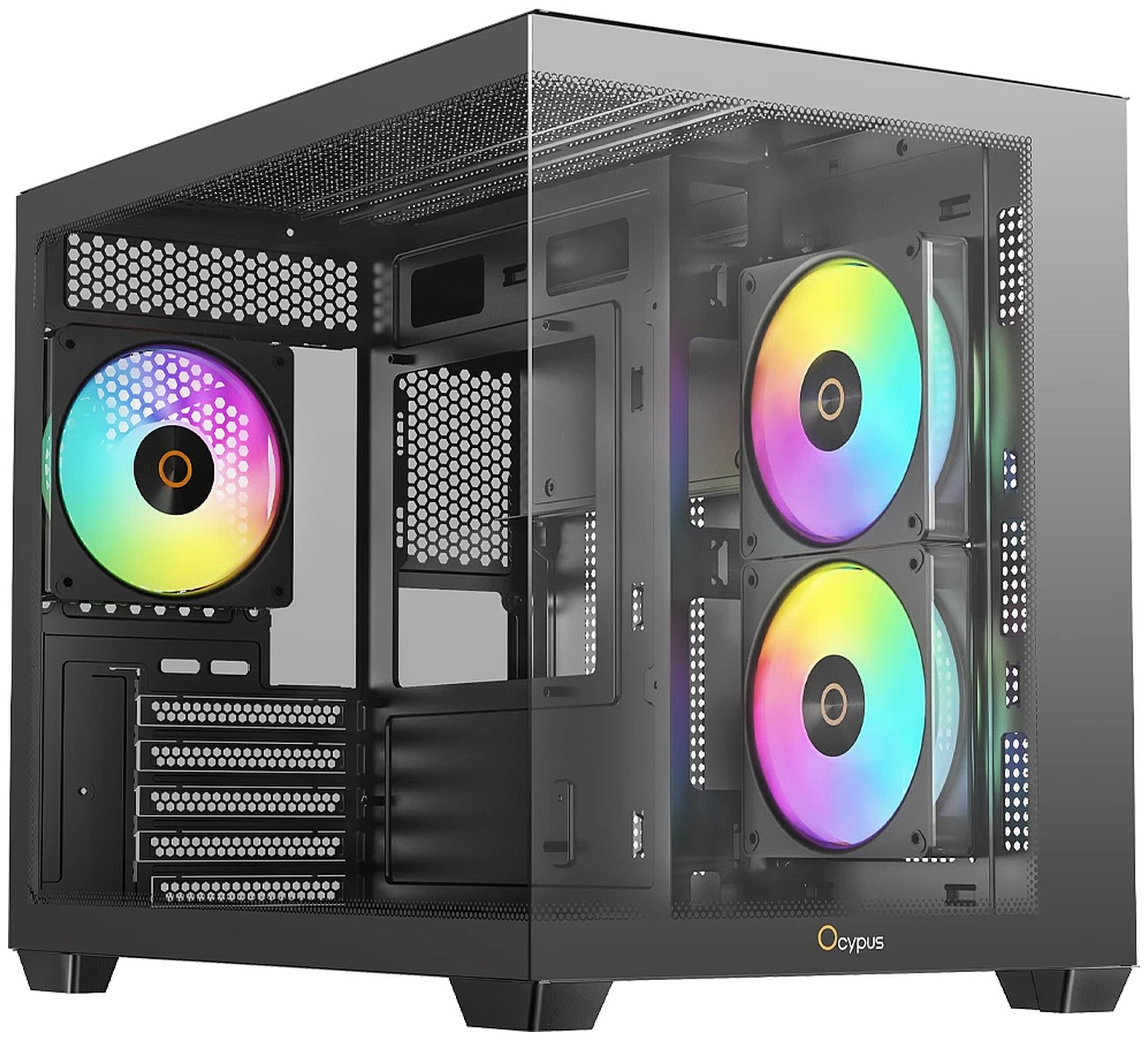 Изображение товара Компьютерный корпус Ocypus Gamma C54 BK ARGB Black (Gamma-C54-BKD300XX-GL)