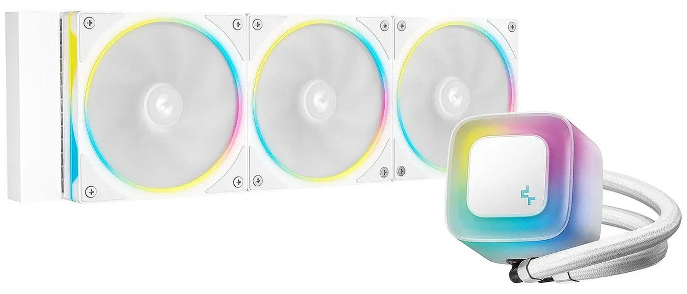 Изображение товара СЖО для процессоров Deepcool LE360 Pro ARGB White (R-LE360PRO-WHAMMC-G-1) Изображение товара СЖО для процессоров Deepcool LE360 Pro ARGB White (R-LE360PRO-WHAMMC-G-1)