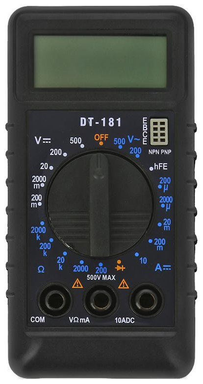 Изображение товара Мультиметр TEK DT 181 Изображение товара Мультиметр TEK DT 181