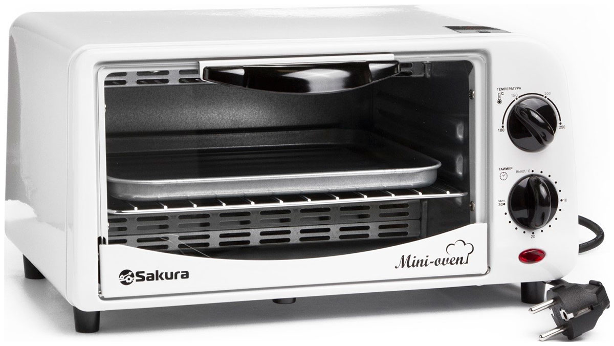 Мини-печь Sakura SA-7018W тэн для духовки духового шкафа whirlpool верхний 1400w