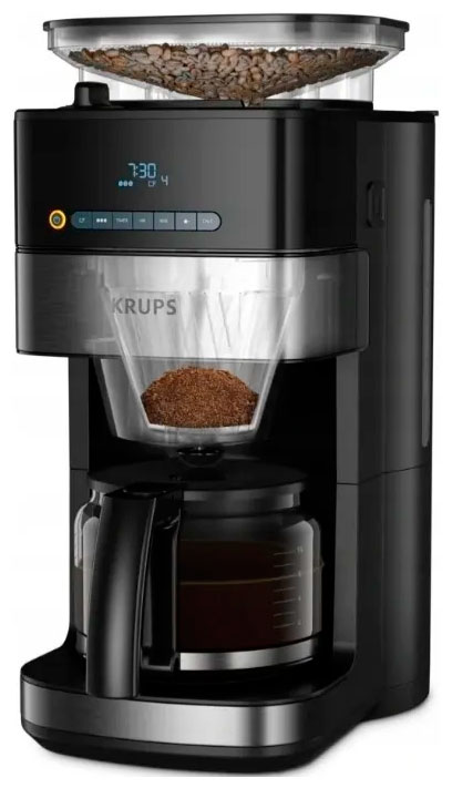 Кофеварка Krups Grind Aroma KM832810 кофеварка solis grind infuse perfetta 1640 вт серебристый